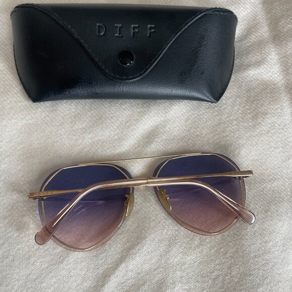 DIFF Ombre Sunglasses with Case (Brand New) main image 7